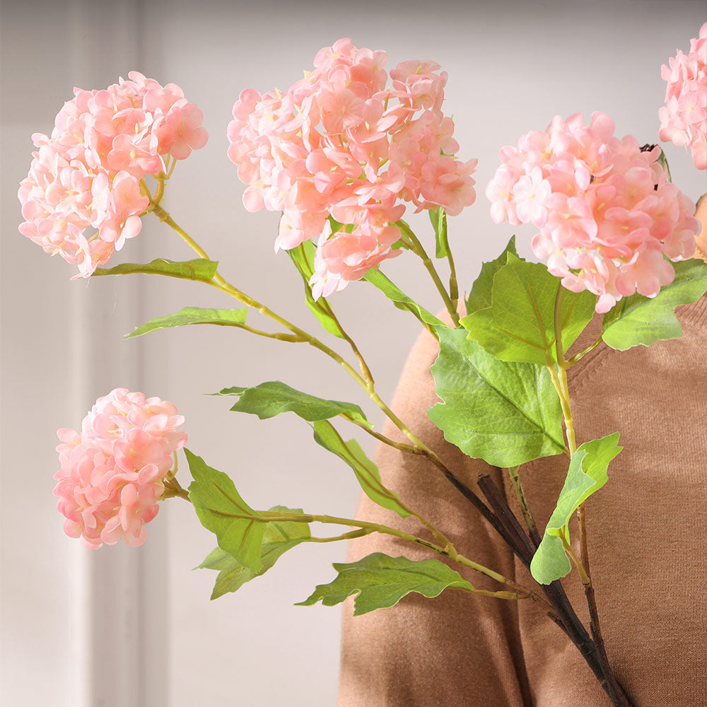 Hortensia Faux Stem - Light Pink