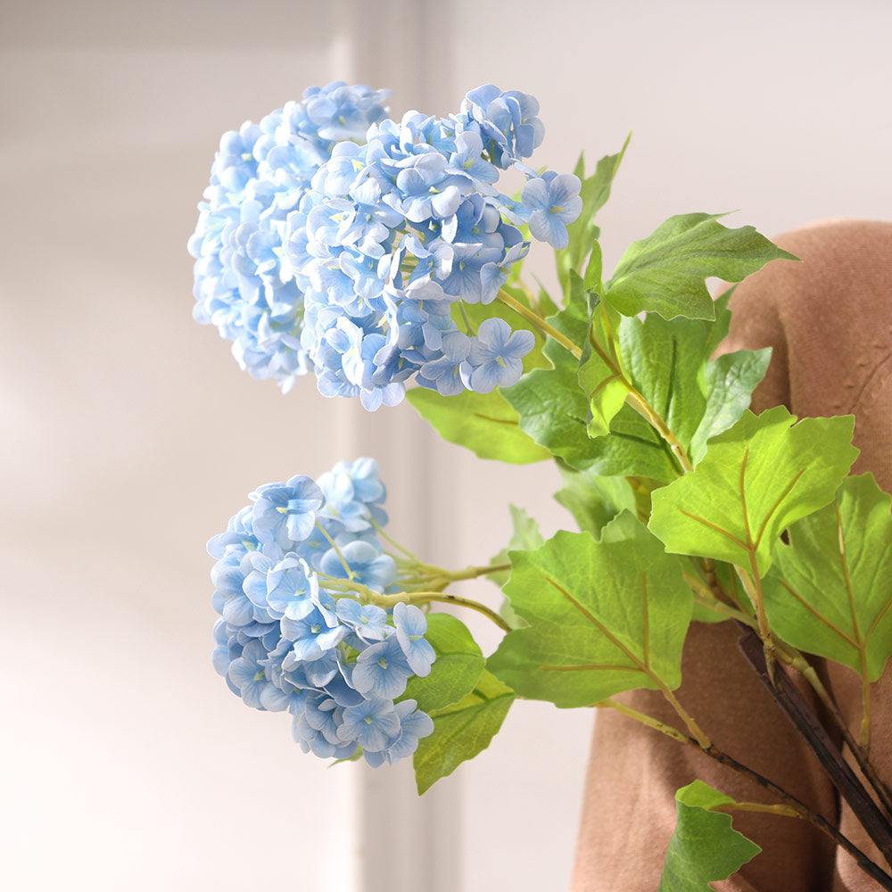 Hortensia Faux Stem - Sky Blue