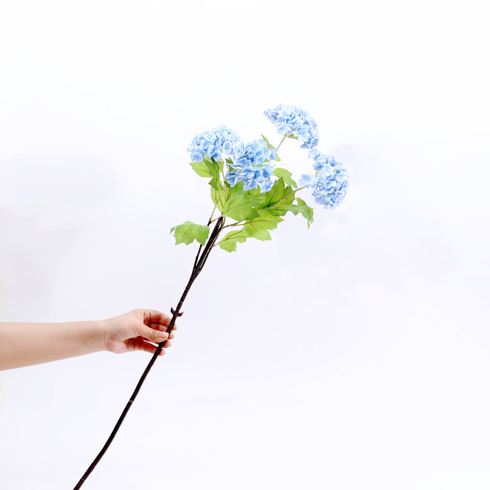 Hortensia Faux Stem - Sky Blue