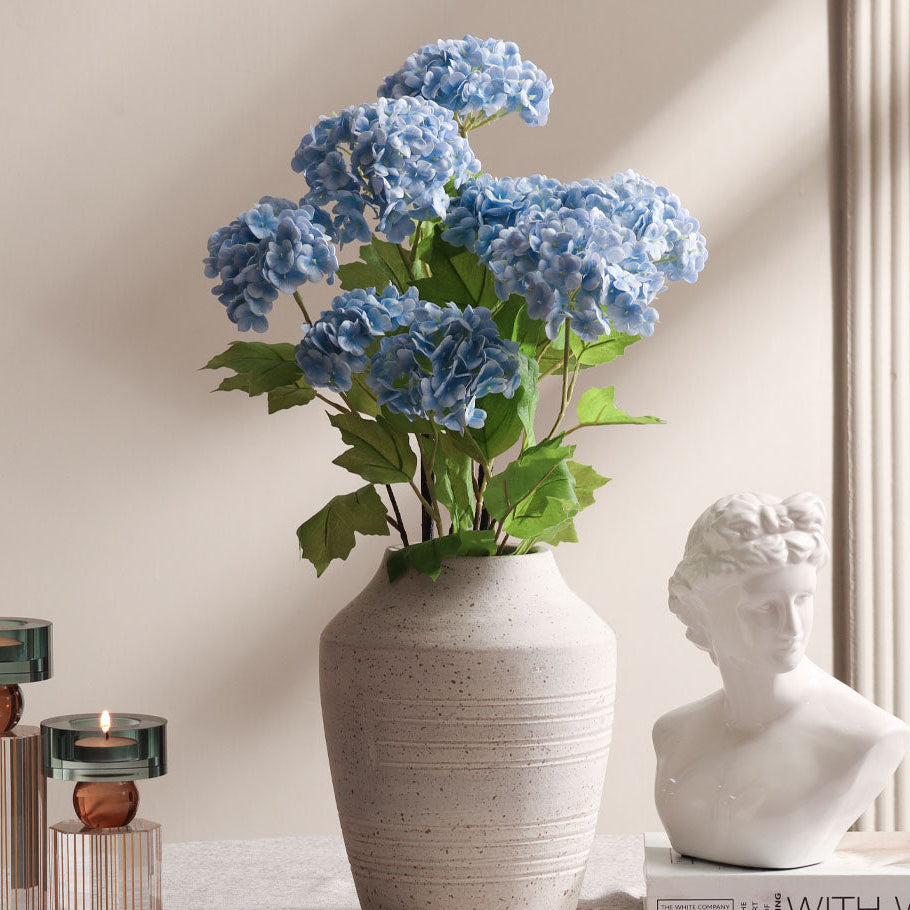 Hortensia Faux Stem - Sky Blue