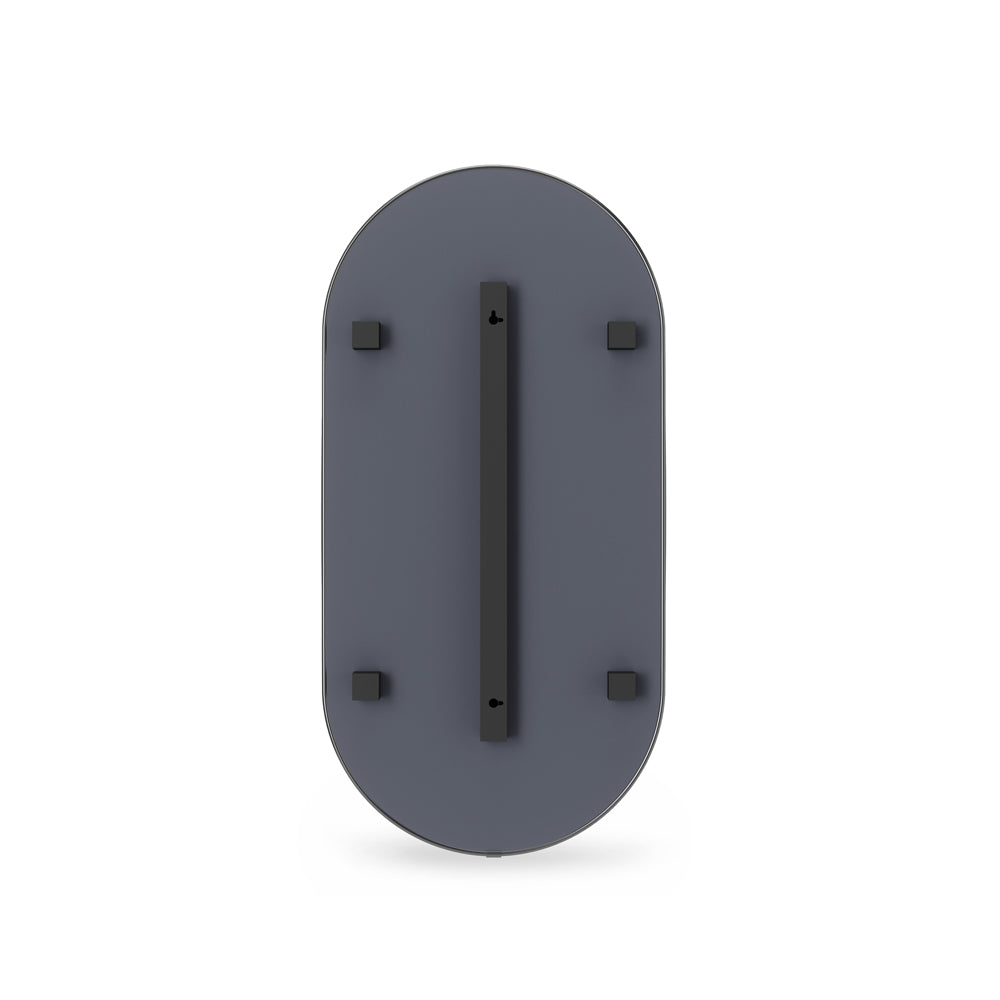 Hubba Pill Mirror 90 cm - Metallic Titanium