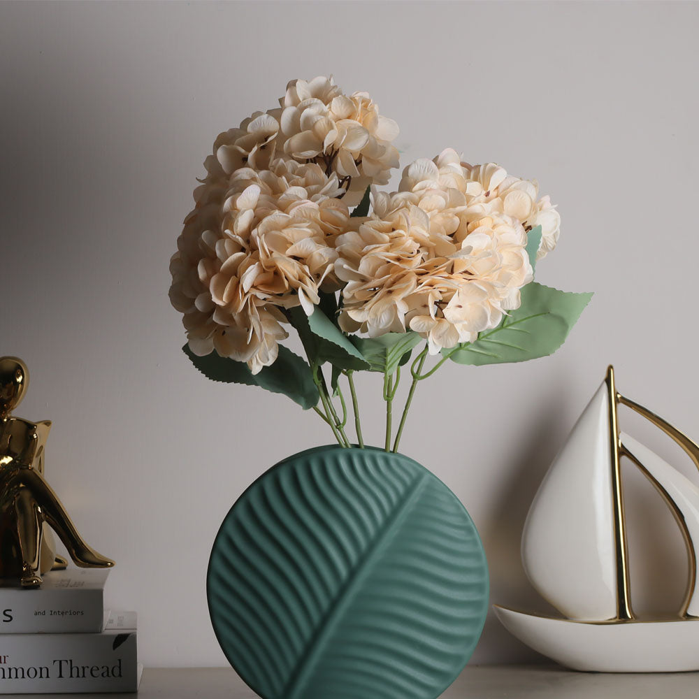 Hydrangea Faux Bunch, Set of 2 - Peach