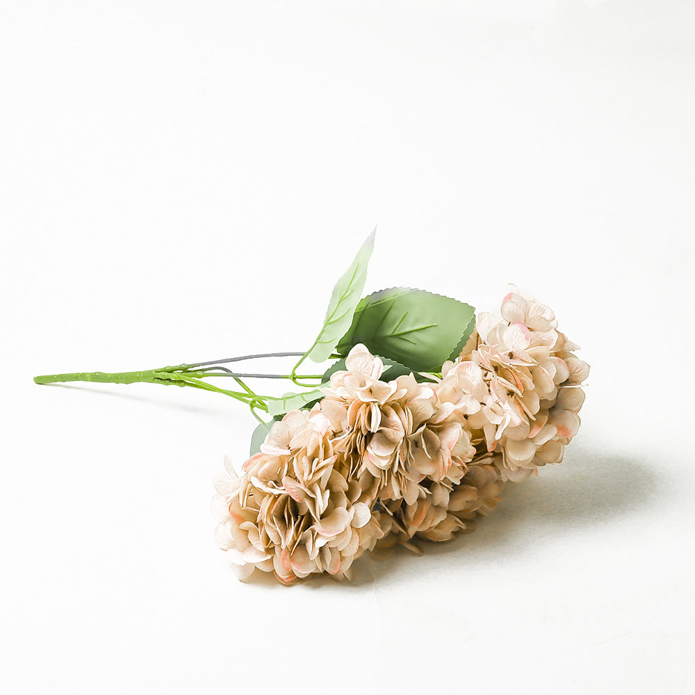 Hydrangea Faux Bunch, Set of 2 - Peach