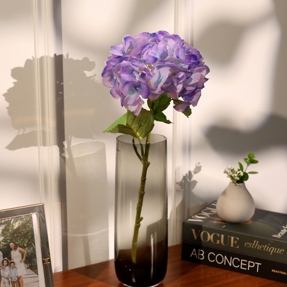 Hydrangea Faux Stem - Amethyst
