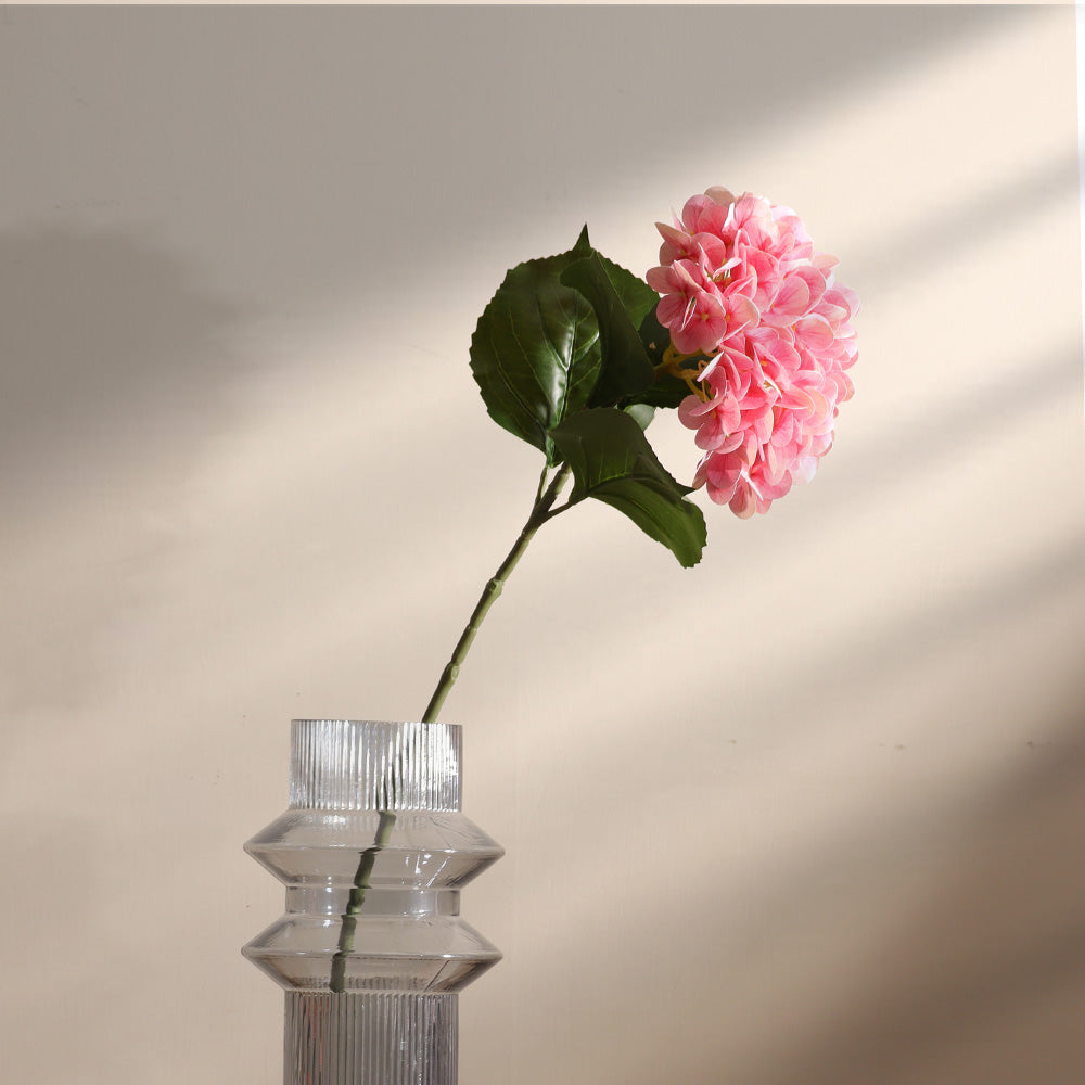 Hydrangea Faux Stem - Pink
