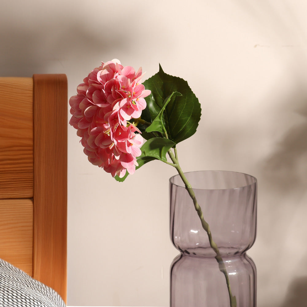 Hydrangea Faux Stem - Pink