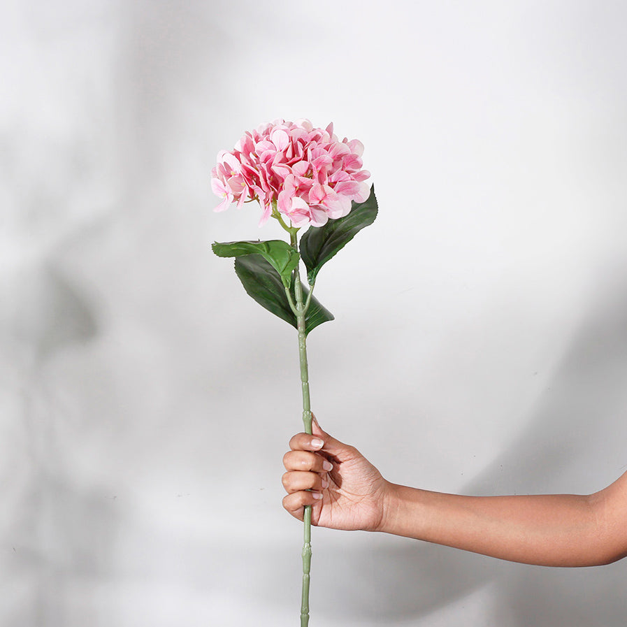 Hydrangea Faux Stem - Pink
