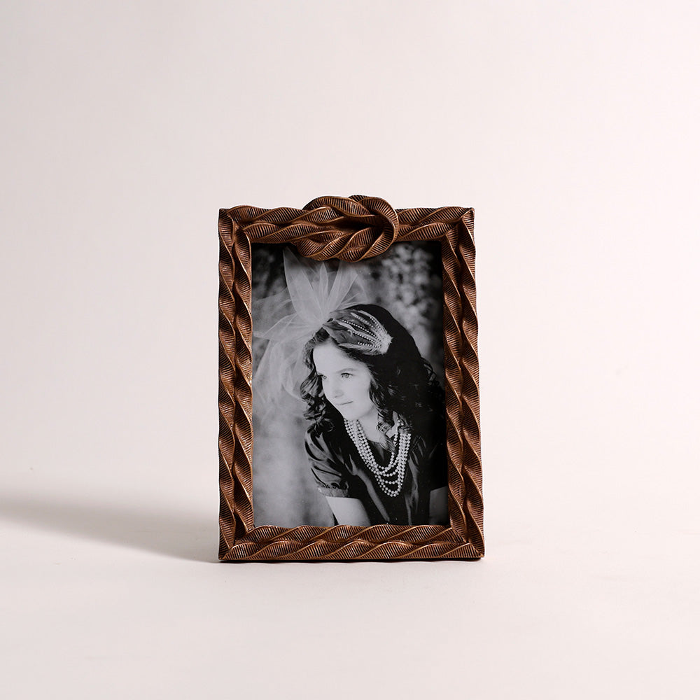 Sailor Knot Photo Frame Medium - Bronze