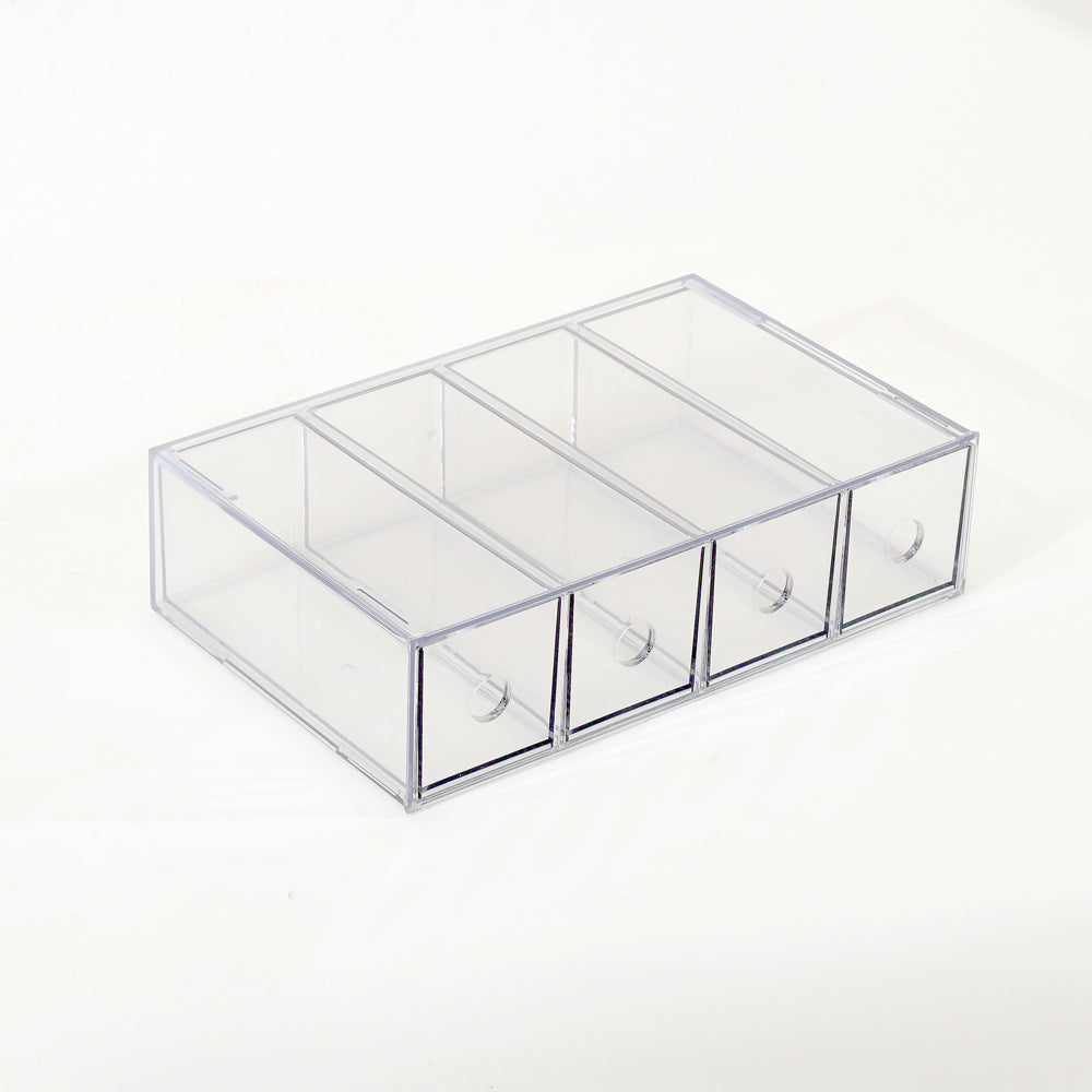 Sans 4-drawer Organiser Large - Clear