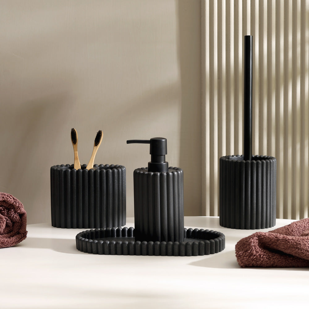 Ibaki Soap Dispenser - Speckled Black