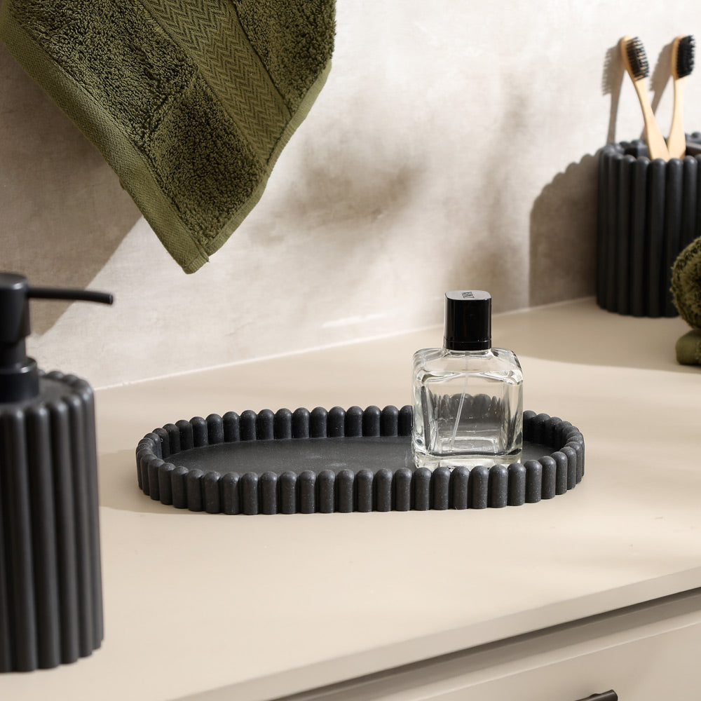 Ibaki Valet Tray Small - Speckled Black