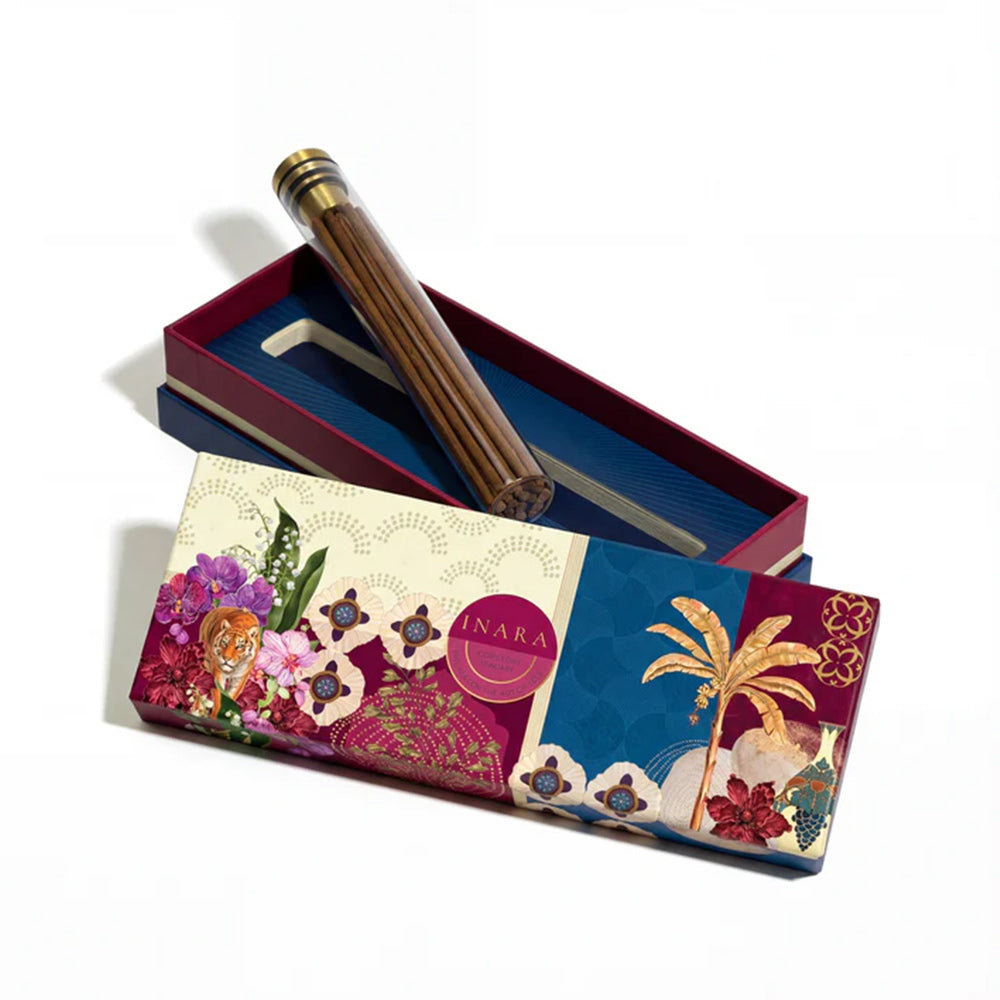 Incense Sticks with Holder - Ambergris, Oakmoss & Wood