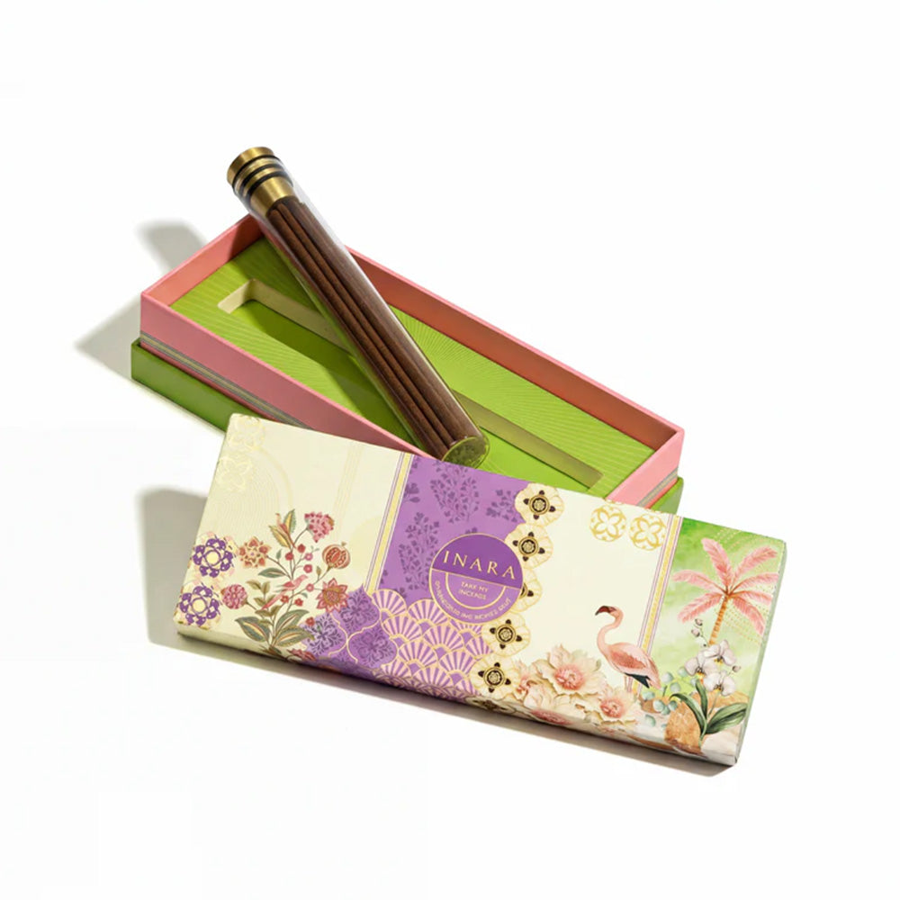 Incense Sticks with Holder - Cedarwood & Musk