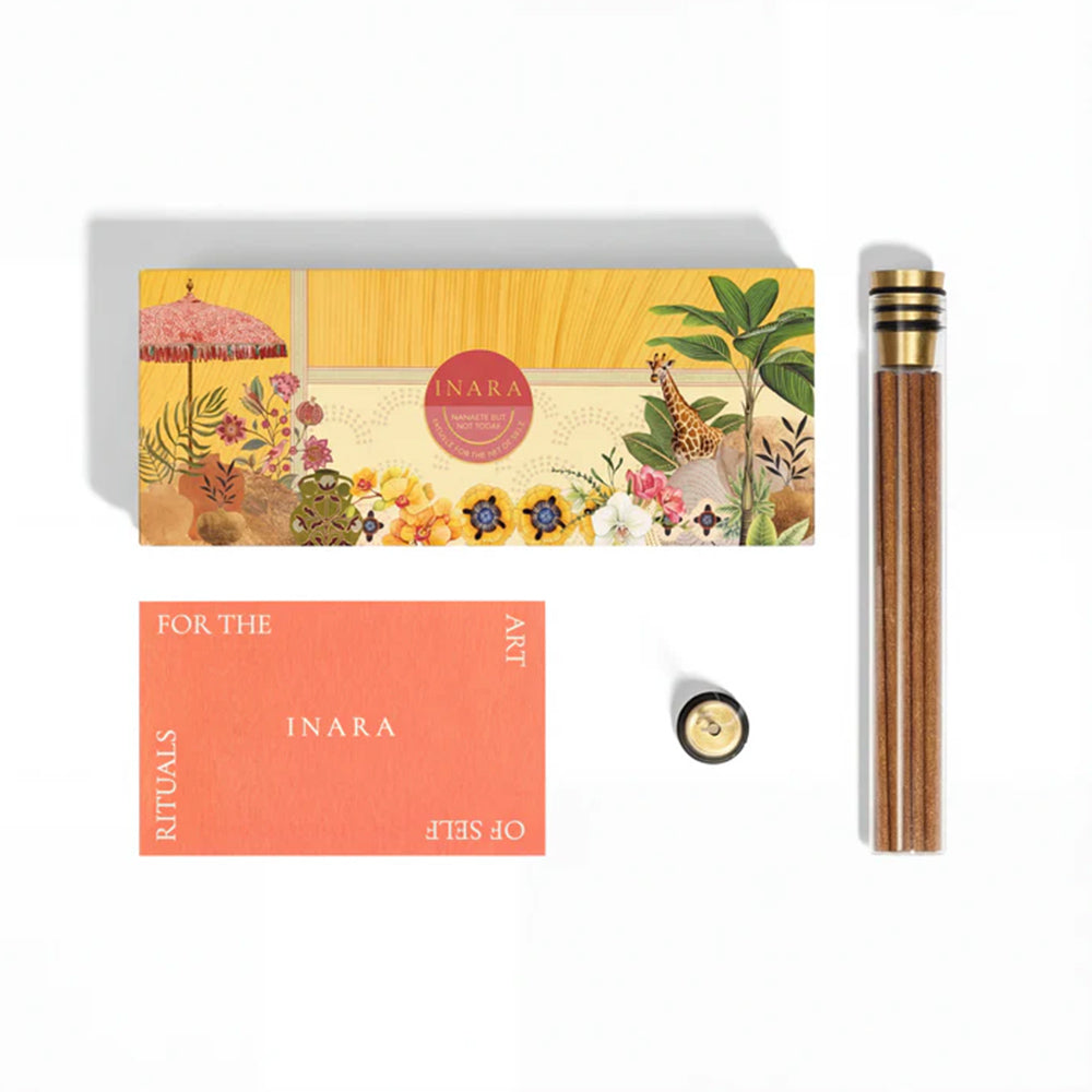 Incense Sticks with Holder - Sandalwood, Leather & Musk