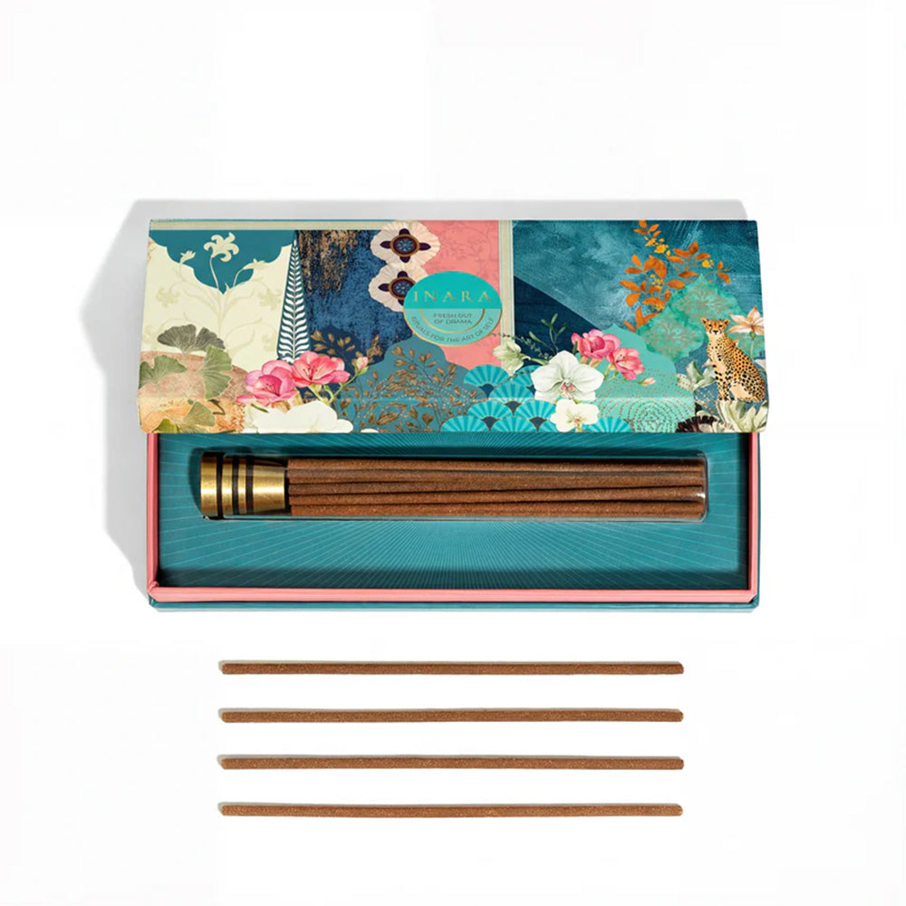 Incense Sticks with Holder - Sandalwood & Patchouli