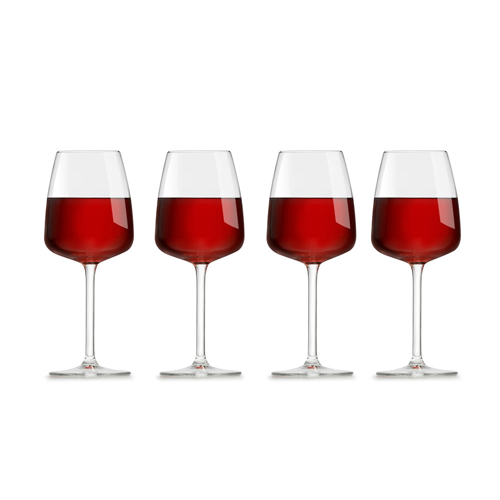 Indigo Red Wine Glasses 430ml, Set of 4