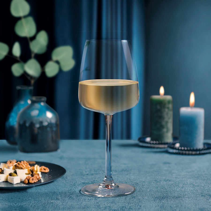 Indigo White Wine Glasses 310ml, Set of 4