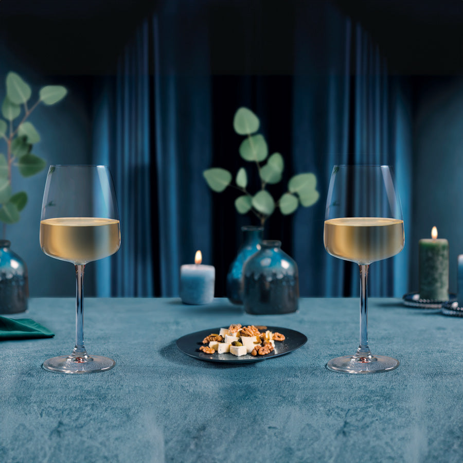 Indigo White Wine Glasses 310ml, Set of 4