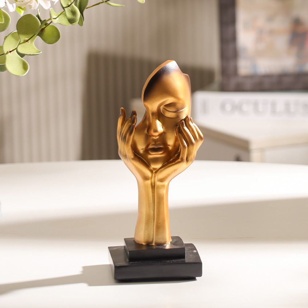Ingenue Decorative Sculpture Small - Bright Gold