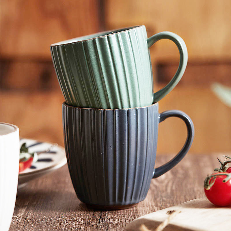 Isla Ceramic Coffee Mug - Dark Grey