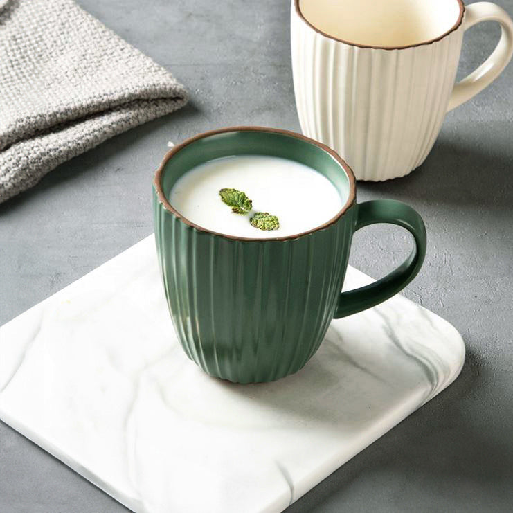 Isla Ceramic Coffee Mug - Forest Green