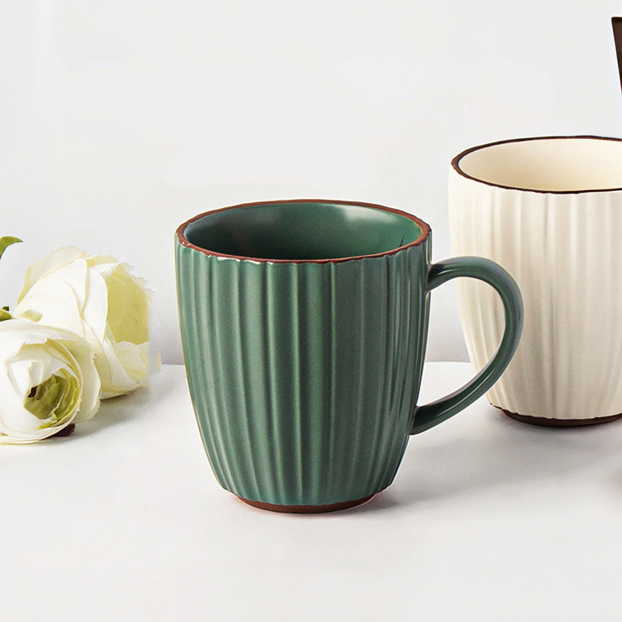Isla Ceramic Coffee Mug - Forest Green