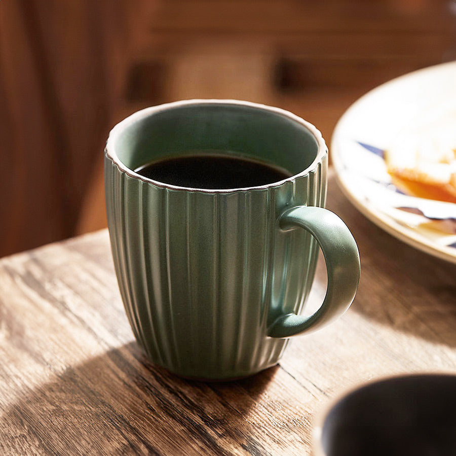 Isla Ceramic Coffee Mug - Forest Green