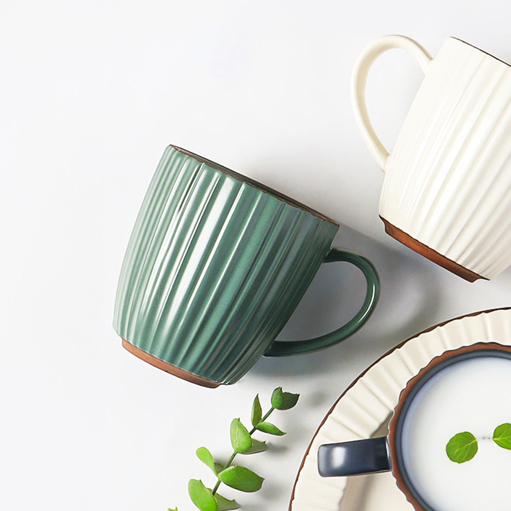Isla Ceramic Coffee Mug - Forest Green