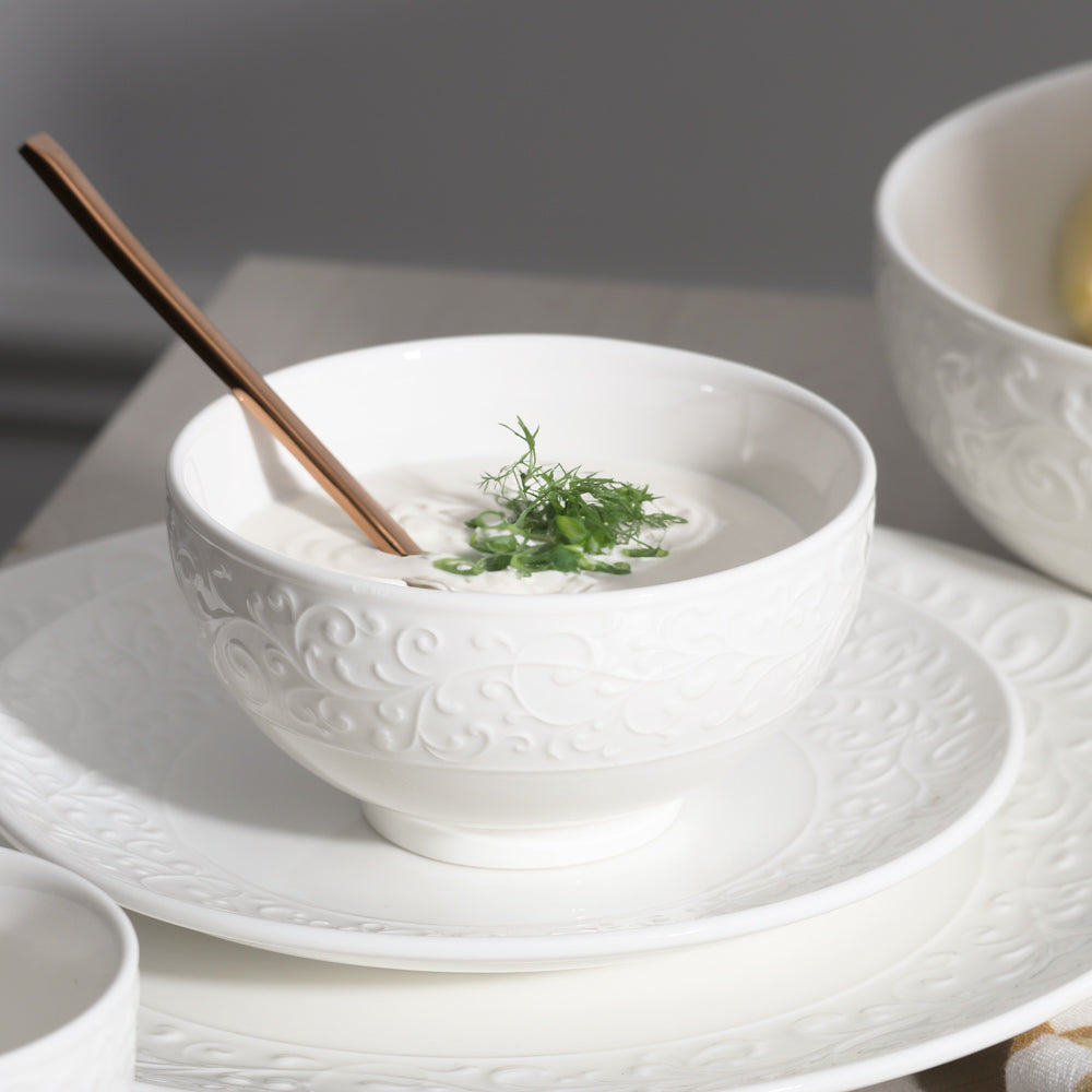 Ivy Medium Bowl - Ivory