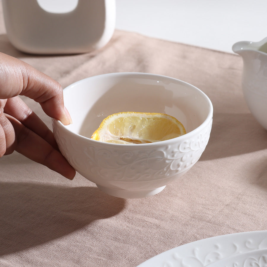 Ivy Medium Bowl - Ivory