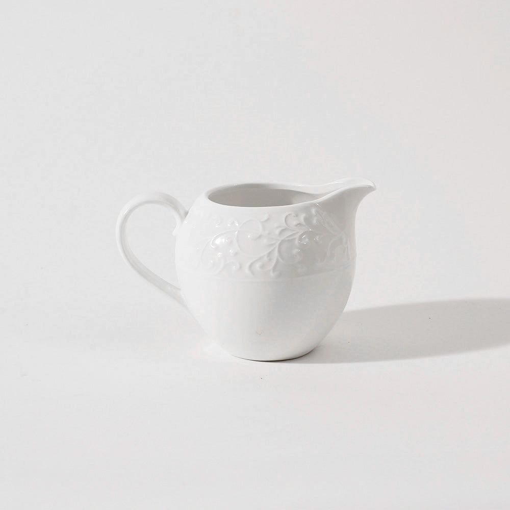 Ivy Milk Jug - Ivory