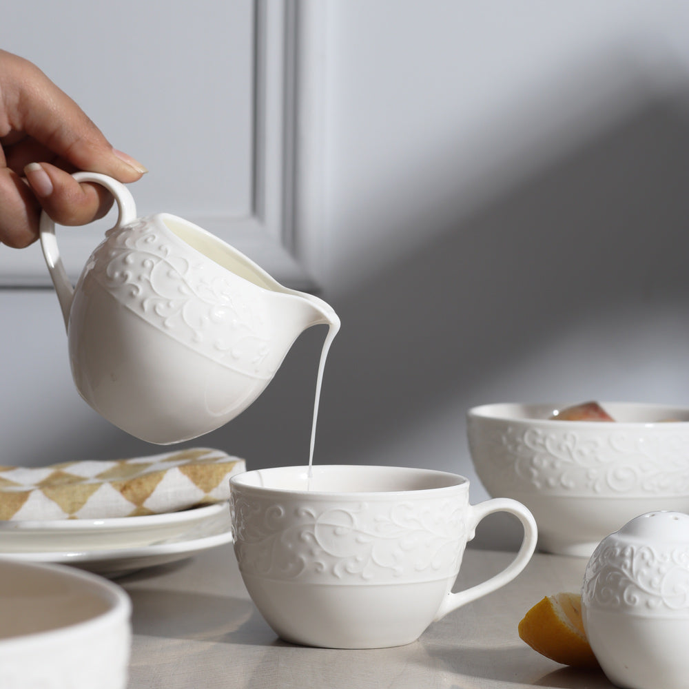 Ivy Tea Cup - Ivory