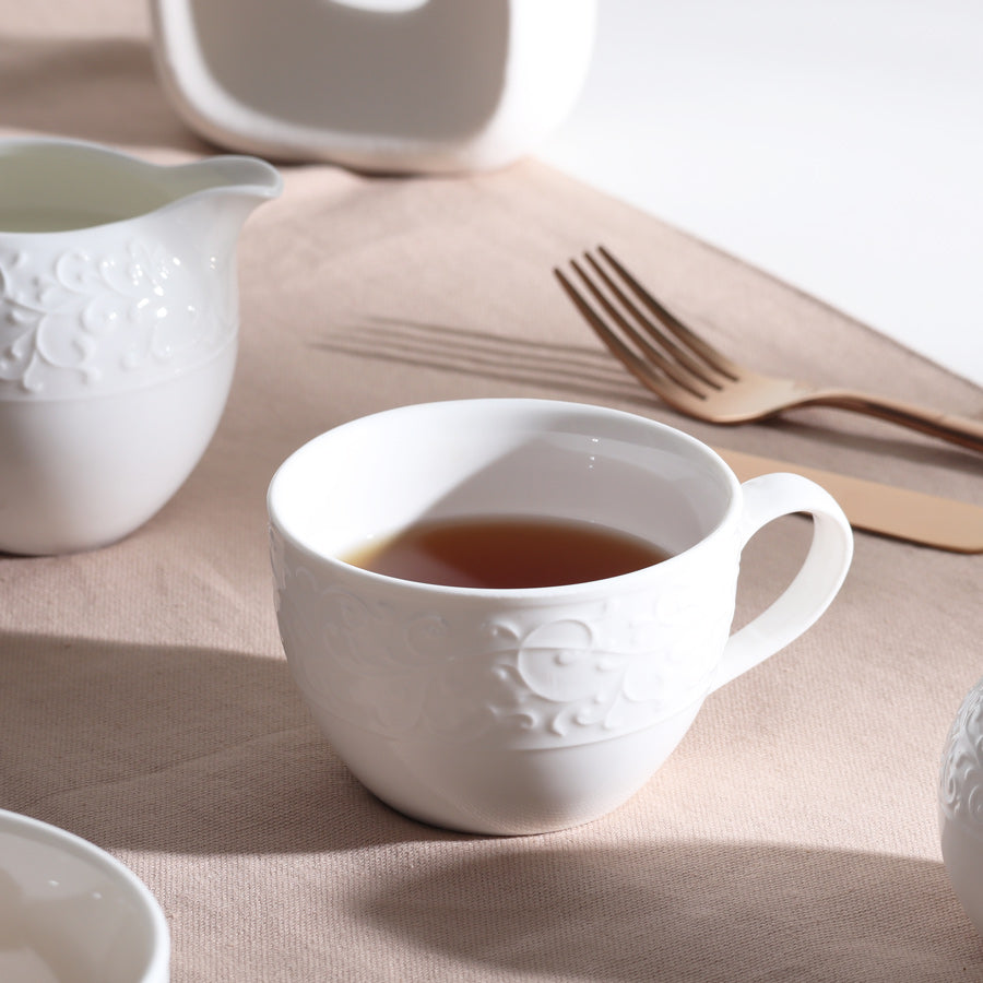 Ivy Tea Cup - Ivory