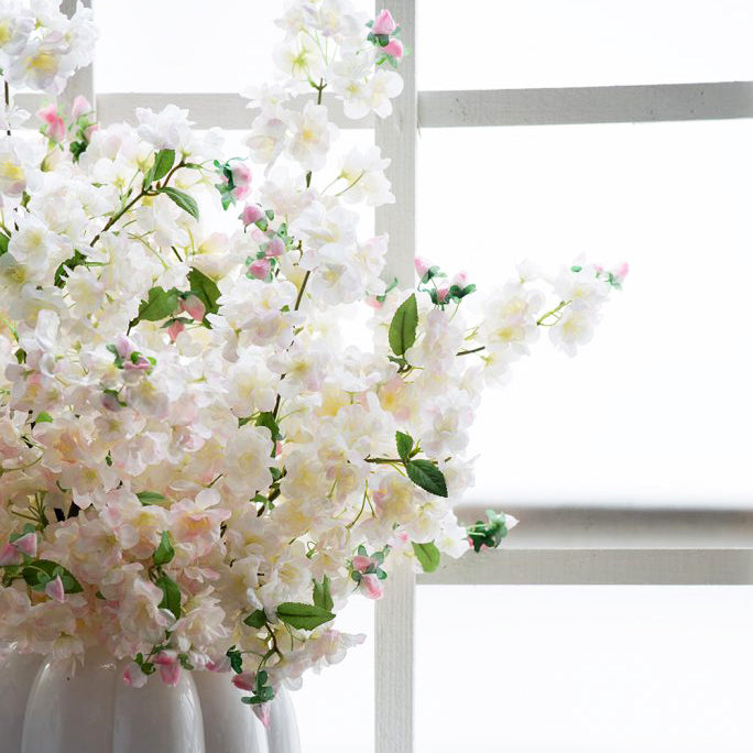 Japanese Cherry Faux Stem - Pale Pink