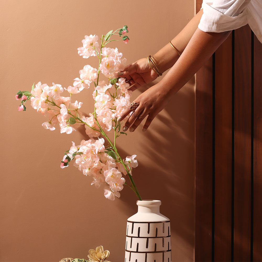 Japanese Cherry Faux Stem - Pale Pink