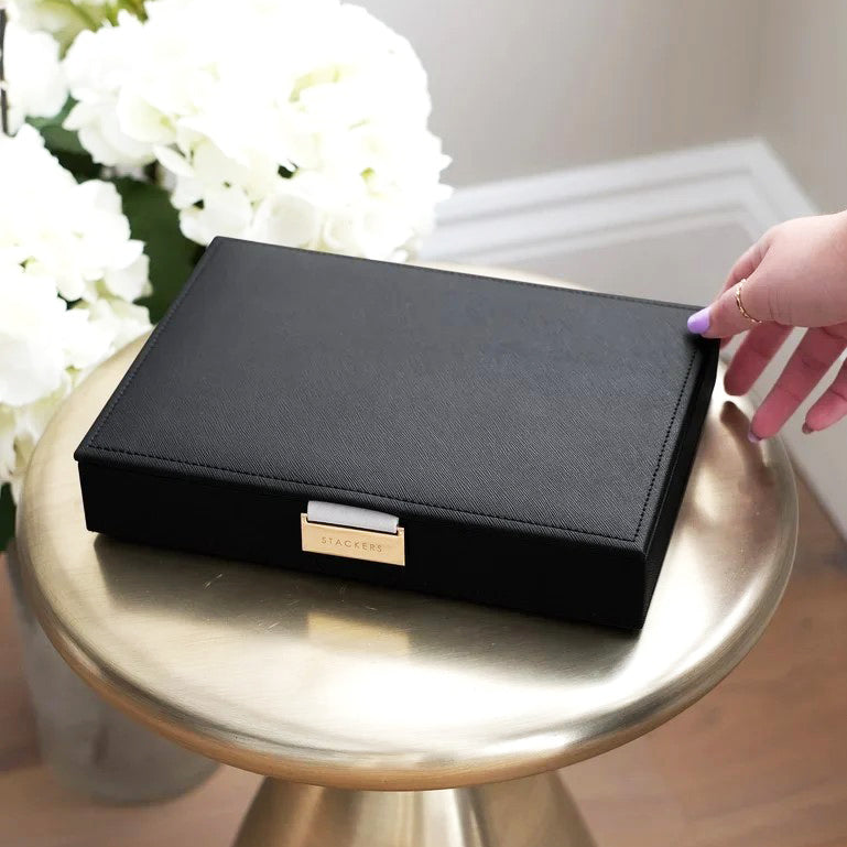 Jewellery Box with Lid Small - Black