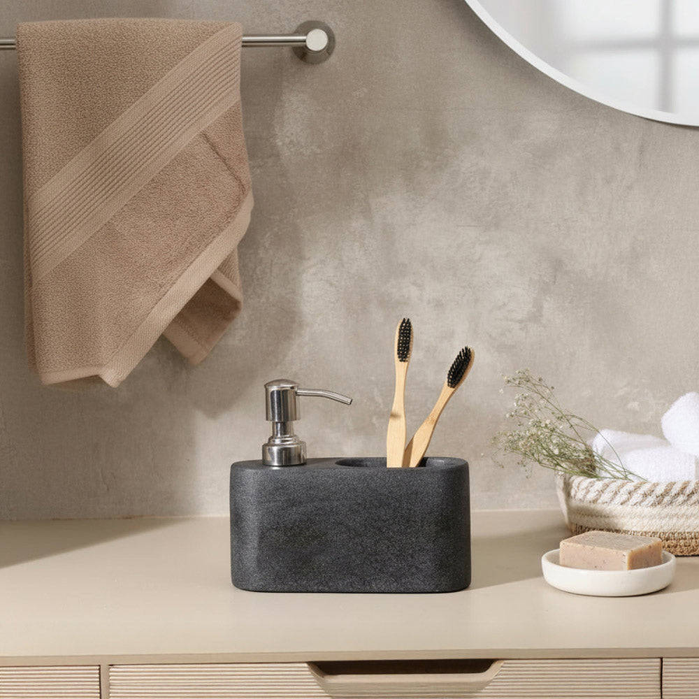 Jordan Dispenser & Tumbler - Speckled Black