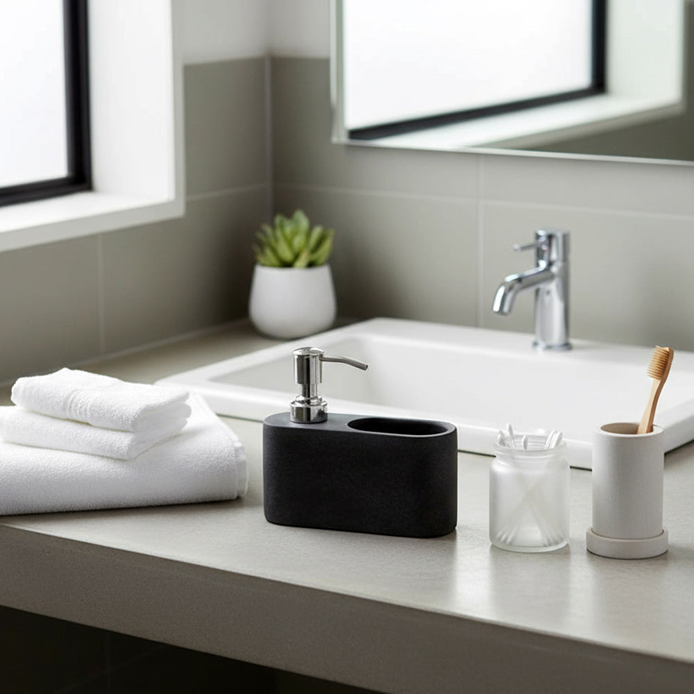 Jordan Dispenser & Tumbler - Speckled Black