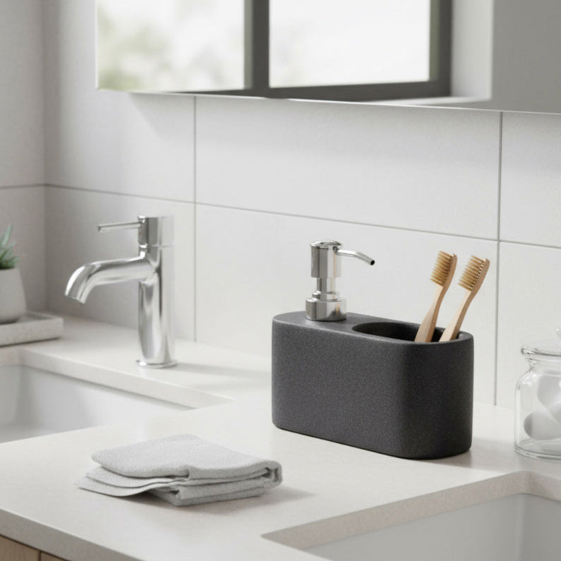 Jordan Dispenser & Tumbler - Speckled Black