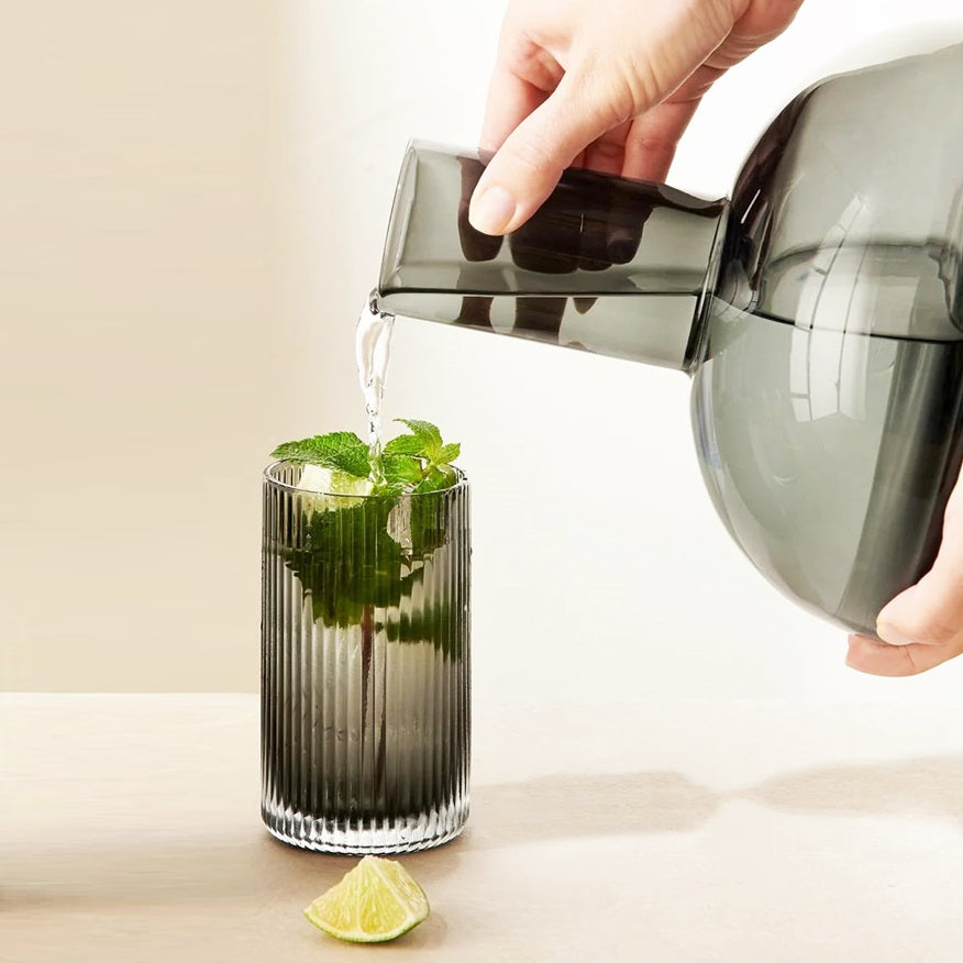 Juna Water Carafe with Tumbler - Smoke