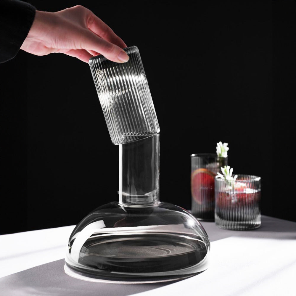 Juna Water Carafe with Tumbler - Smoke