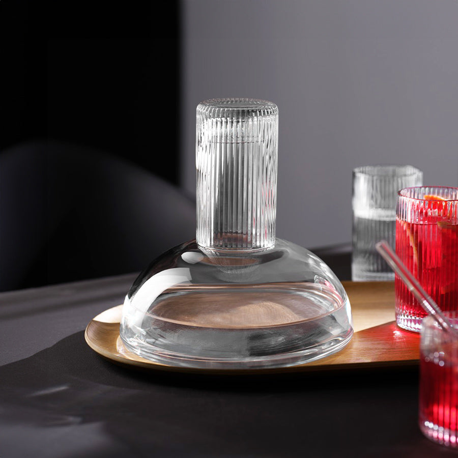 Juna Water Carafe with Tumbler 1300ml - Clear
