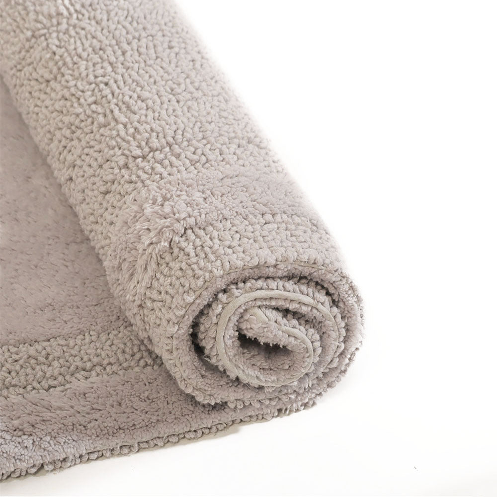 Kai Reversible Tufted Bathmat - Light Grey
