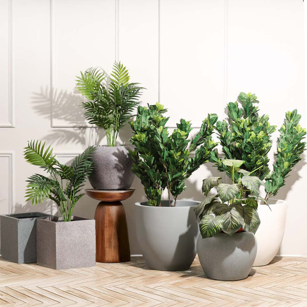 Kera Tapered Planter XL - Grey