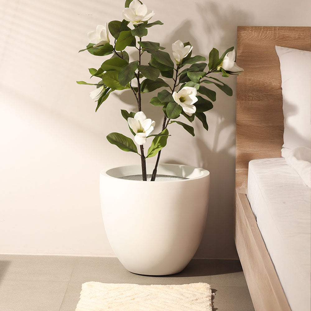 Kera Tapered Planter XL - White