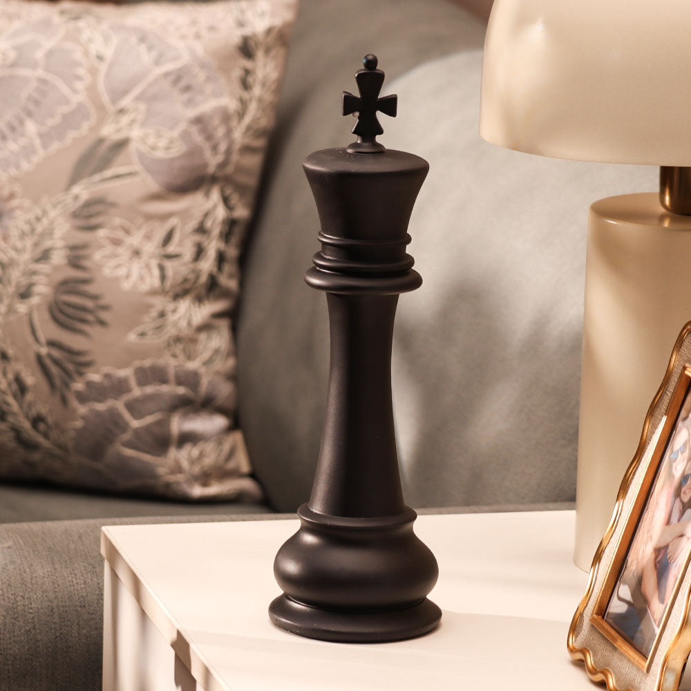 Oros King Decorative Sculpture - Matte Black