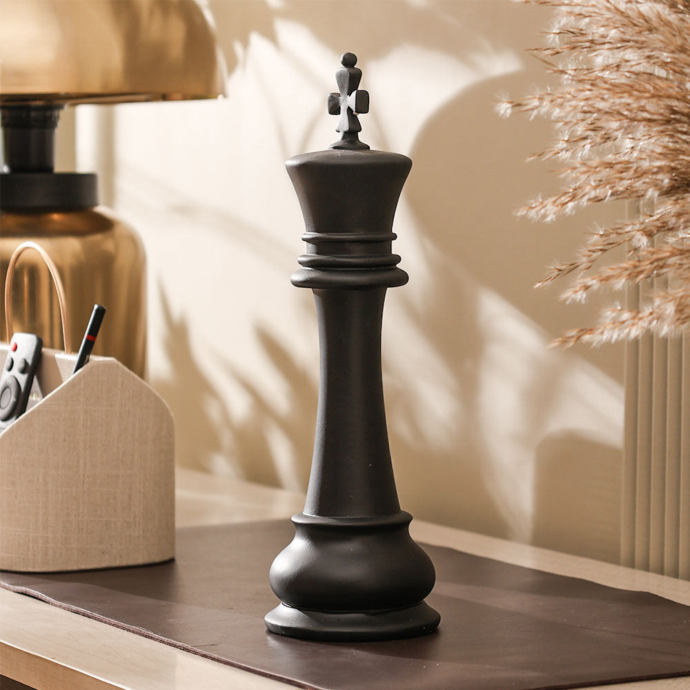 Oros King Decorative Sculpture - Matte Black