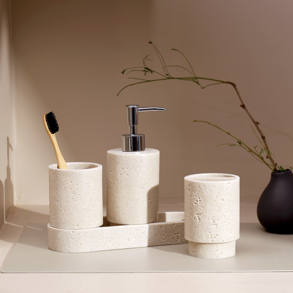 Oslo 4-piece Bathroom Set - Greige