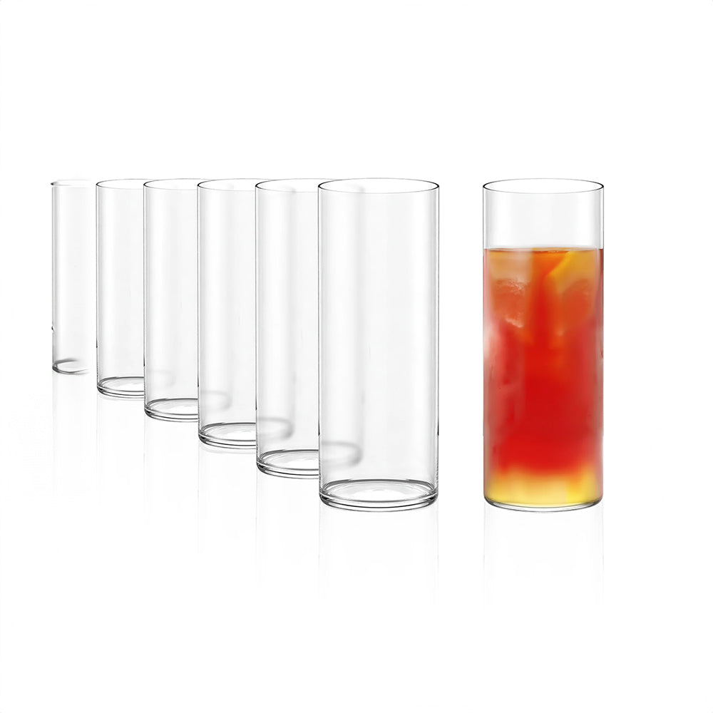 Kyoto Long Drink Glasses 465ml, Set of 6