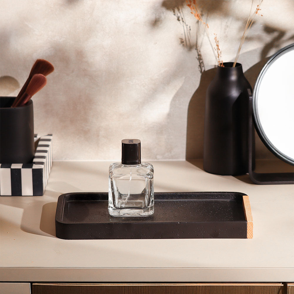 Kyoto Valet Tray Small - Black Natural